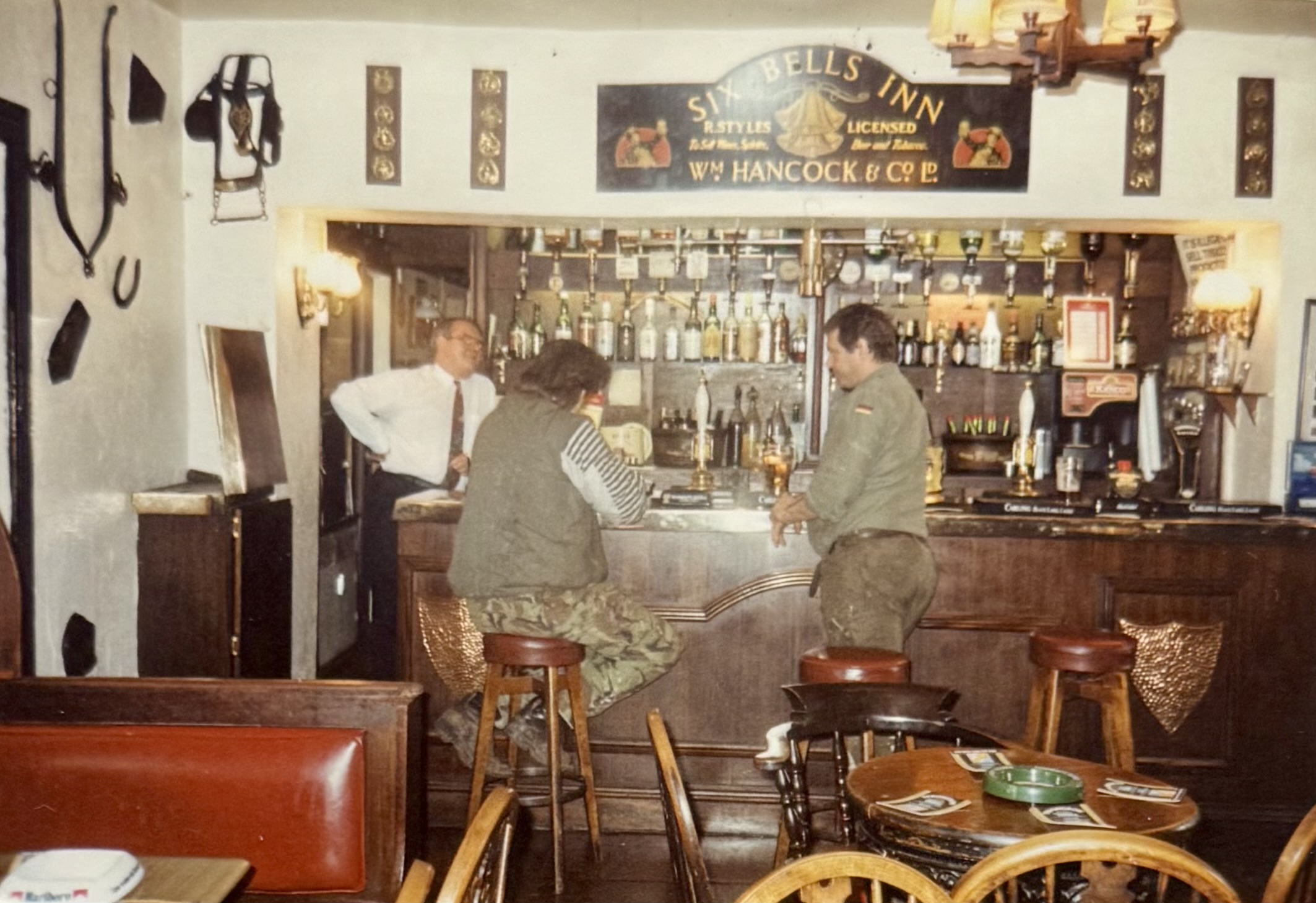 The bar on what is now the Lounge side.
