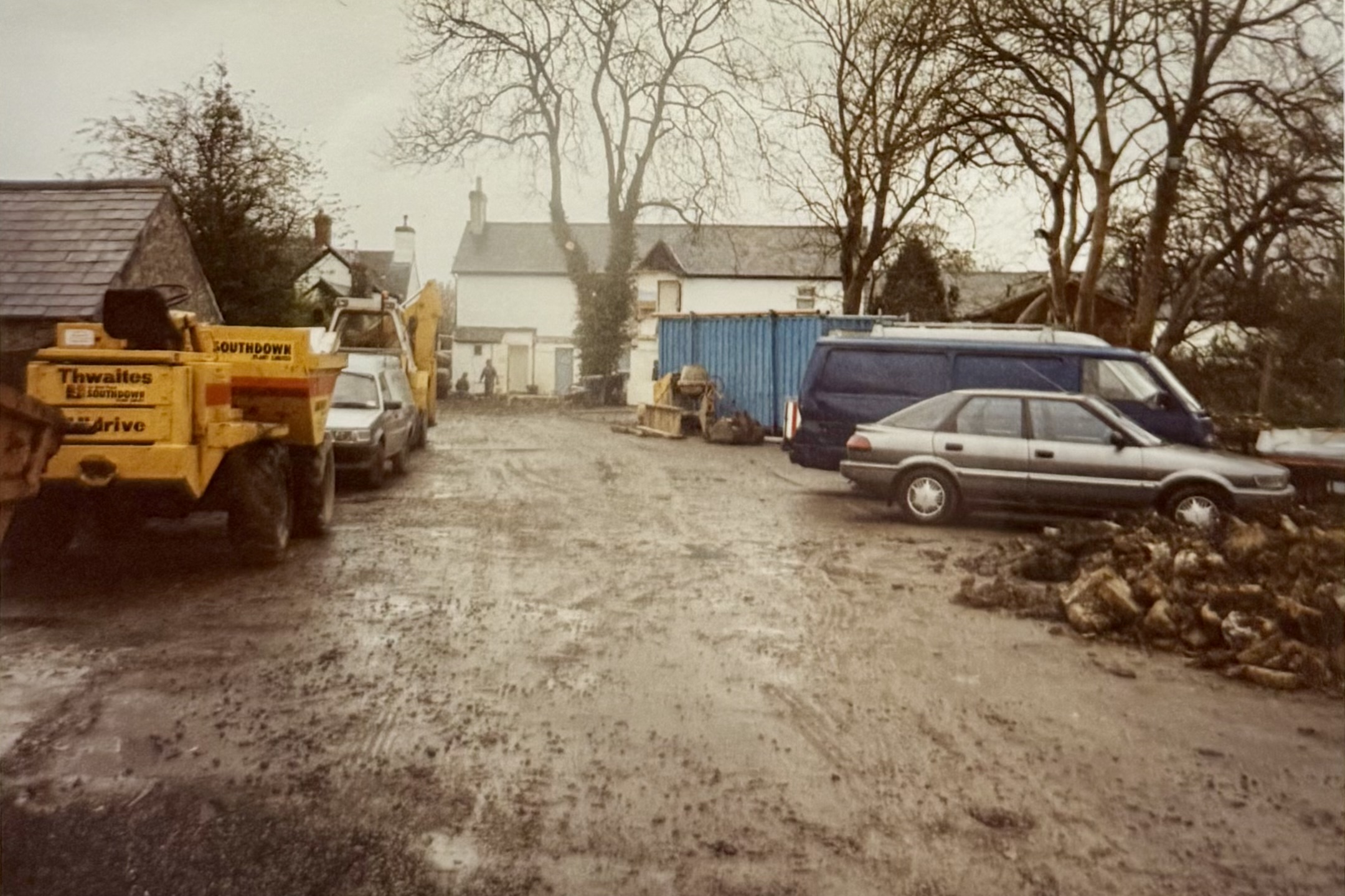 The car park, soon before the renovations were underway.