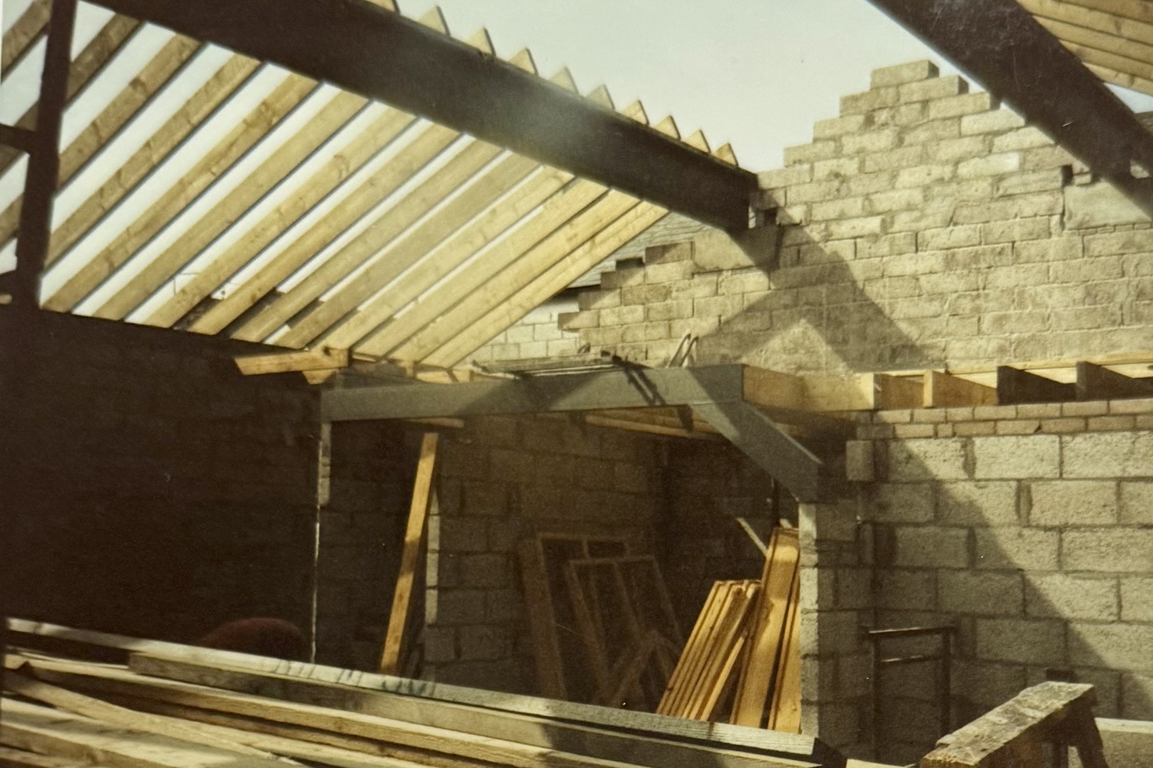 The Function Room, mid-construction.